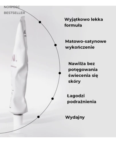 Veoli Botanica Say Hi (Dration) Całodzienny lekki krem nawilżający do twarzy, 75 ml - Zapewnia matowo-satynowe wykończenie - 1