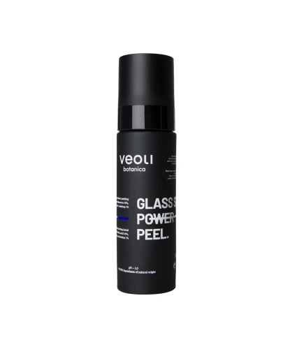 Veoli Botanica Glass Skin Power Peel Peeling do twarzy, 30 ml - Nawilżająco-rozświetlający żelowy peeling - 1