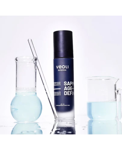 Veoli Botanica Sapphire Age-Definer maska anti-aging, 50 ml - Poprawia kontur twarzy i napięcie skóry - 2