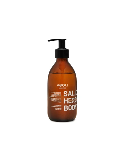 Veoli Botanica Salic Hero Body Żel do mycia ciała, 280 ml - O działaniu oczyszczająco-złuszczającym - 1