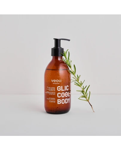 Veoli Botanica Glic Cool Body Żel do mycia ciała, 280 ml - Który dogłębnie i dokładnie oczyszcza skórę  - 2