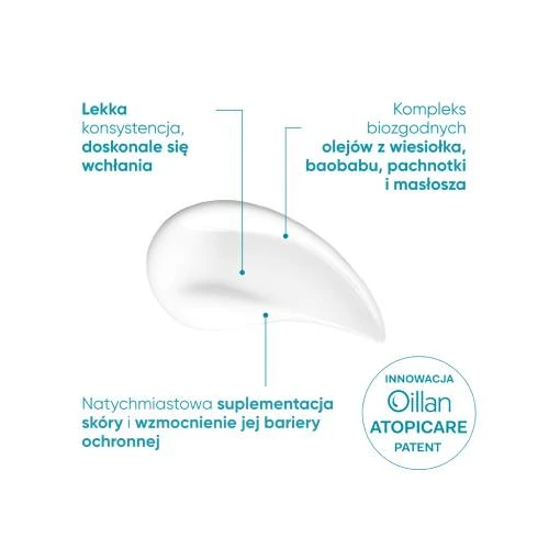 Oillan Derm+ Balsam do ciała, 400 ml - Dla skóry suchej i wrażliwej - 3