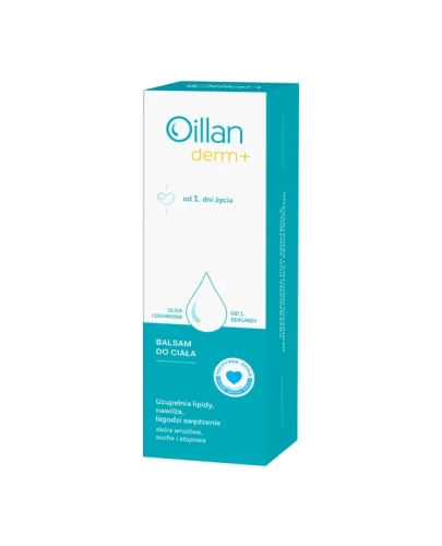Oillan Derm+ Balsam do ciała, 200 ml - Intensywne nawilżenie i regeneracja skóry - 1