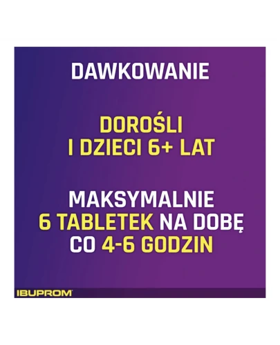 Ibuprom, 50 tabletek - O działaniu przeciwbólowym, przeciwgorączkowym i przeciwzapalnym - 4