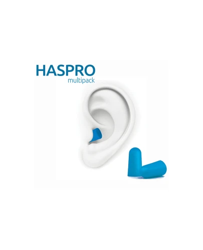 Haspro Universal Earplugs Stopery do uszu niebieskie, 10 par - Uniwersalne dopasowanie dla każdego - 2