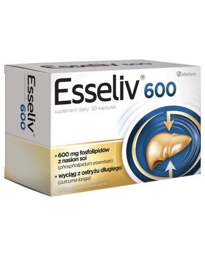 Esseliv 600 kapsułki, 30 sztuk - Które wspierają pracę wątroby - 1