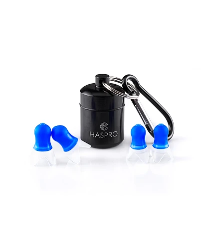 Haspro Fly EarPlugs Family Pack Zatyczki do uszu, 2 pary - Tłumią dźwięki, zapewniając spokojny i cichy odpoczynek - 1