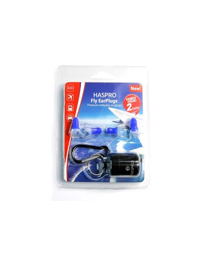 Haspro Fly EarPlugs Family Pack Zatyczki do uszu, 2 pary - Tłumią dźwięki, zapewniając spokojny i cichy odpoczynek - 3