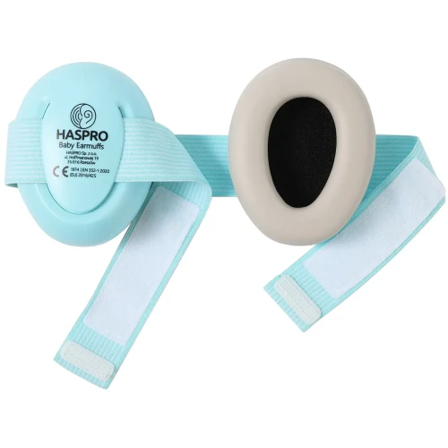 Haspro Baby Earmuffs Mint Nauszniki dla dzieci, 1 sztuka - Nauszniki przeciwhałasowe dla niemowląt i małych dzieci - 2