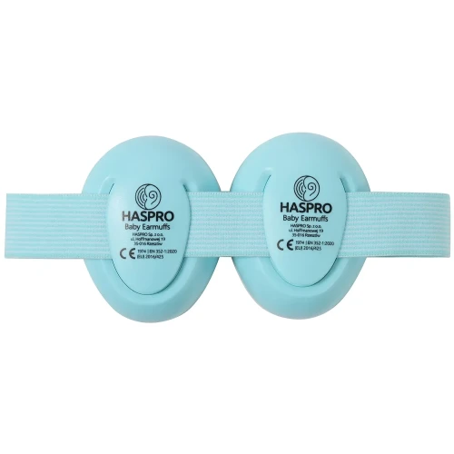 Haspro Baby Earmuffs Mint Nauszniki dla dzieci, 1 sztuka - Nauszniki przeciwhałasowe dla niemowląt i małych dzieci - 4
