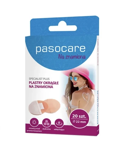 Pasocare Plastry na znamiona, 20 sztuk - Okrągłe o średnicy 22 mm - 3