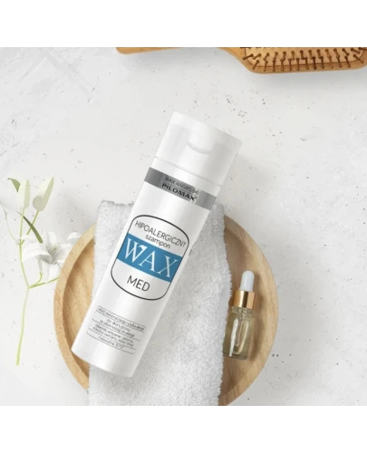Wax Pilomax Med Szampon do skóry głowy ze skłonnością do alergii, 200 ml - Zapobiega elektryzowaniu się włosów i ułatwia ich rozczesywanie - 3