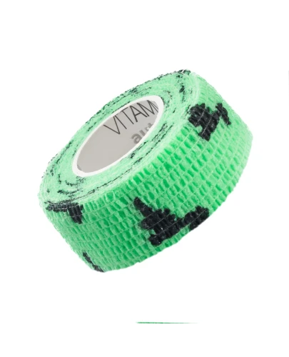 Vitammy Autoband, elastyczny bandaż kohezyjny, dinozaury, 2,5 cm x 4,5 m 1 sztuka - Może być stosowany jako bandaż uciskowy i ochronny - 1