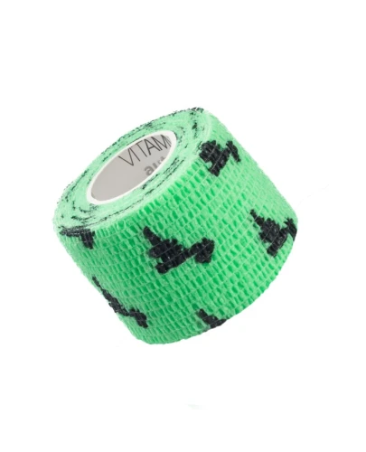 Vitammy Autoband Elastyczny bandaż kohezyjny dinozaury 5 cm x 4,5 m, 1 sztuka - Używany przy urazach mięśni, ścięgien i więzadeł - 1