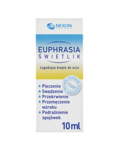Euphrasia Świetlik Krople do oczu, 10 ml - Łagodzą stany podrażnienia spojówek - 1