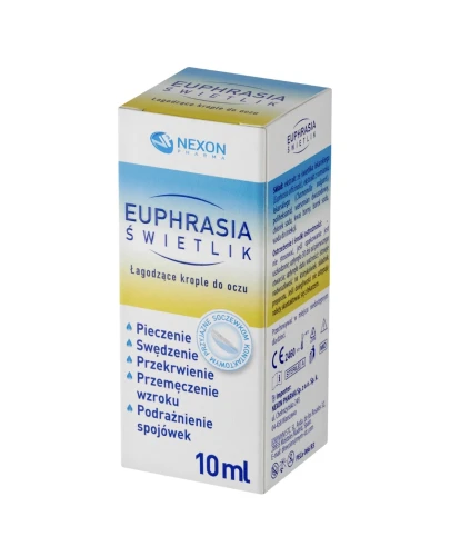 Euphrasia Świetlik Krople do oczu, 10 ml - Łagodzą stany podrażnienia spojówek - 2