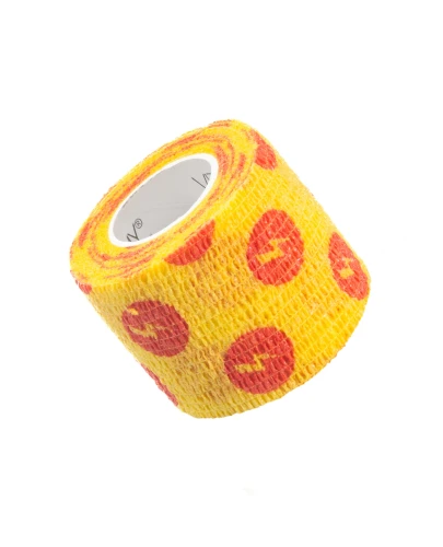 Vitammy Autoband Elastyczny bandaż kohezyjny błyskawice 5 cm x 4,5 m, 1 sztuka - Samoprzylepny i łatwy w użyciu - 1