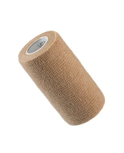 Vitammy Autoband Elastyczny bandaż kohezyjny beżowy 10 cm x 4,5 m, 1 sztuka - Do mocowania opatrunków - 1