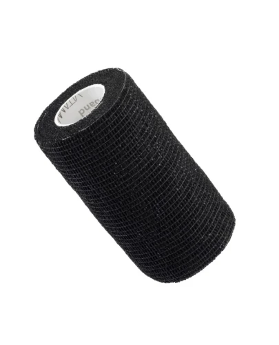 Vitammy Autoband Elastyczny bandaż kohezyjny czarny 10 cm x 4,5 m, 1 sztuka - Do mocowania opatrunków - 1