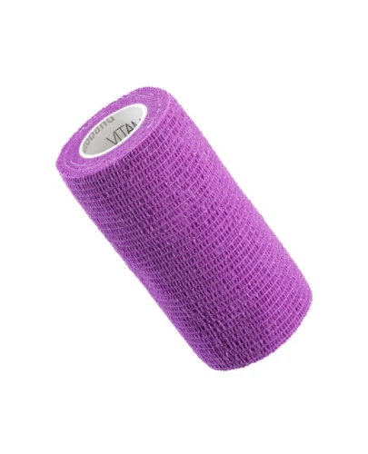 Vitammy Autoband Elastyczny bandaż kohezyjny fioletowy 10 cm x 4,5 m, 1 sztuka - Do mocowania opatrunków - 1