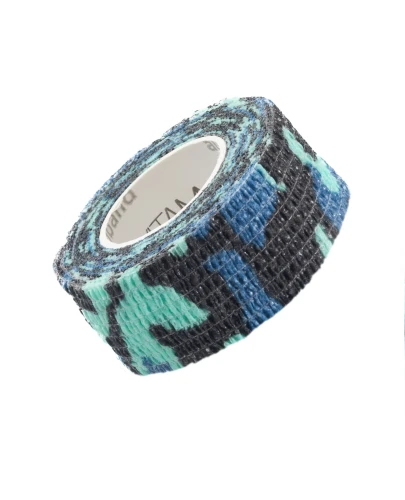 Vitammy Autoband, elastyczny bandaż kohezyjny, niebieskie moro, 2,5 cm x 4,5 m 1 sztuka - Przeznaczony do mocowania opatrunków - 1