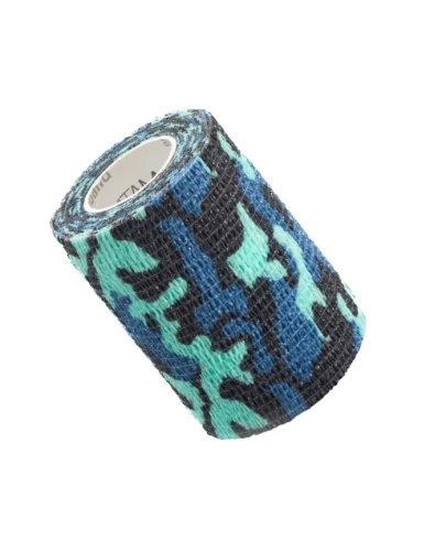 Vitammy Autoband Elastyczny bandaż kohezyjny niebieskie moro 7,5 cm x 4,5 m, 1 sztuka - Do mocowania opatrunków - 1