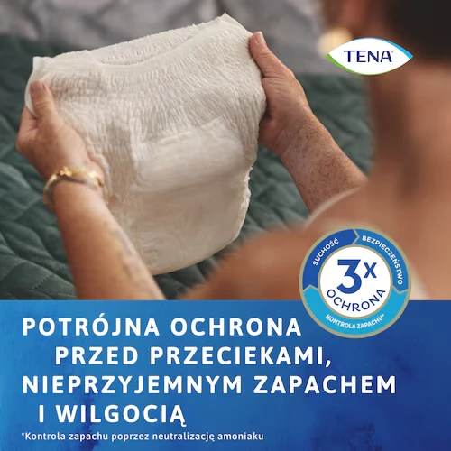Tena Lady Pants Plus Creme M, Majtki chłonne 9 sztuk - Bielizna stworzona z myślą o nietrzymaniu moczu - 3