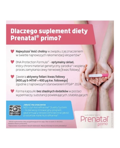 Prenatal Primo kapsułki, 30 sztuk - Dedykowane kobietom planującym ciążę - 4