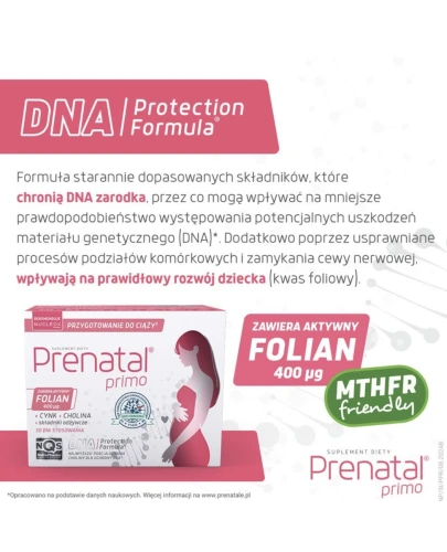 Prenatal Primo kapsułki, 30 sztuk - Dedykowane kobietom planującym ciążę - 5