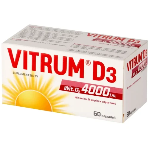 Vitrum D3 4000 j.m. 60 kapsułek - Wygodna forma kapsułek z witaminą D - 2