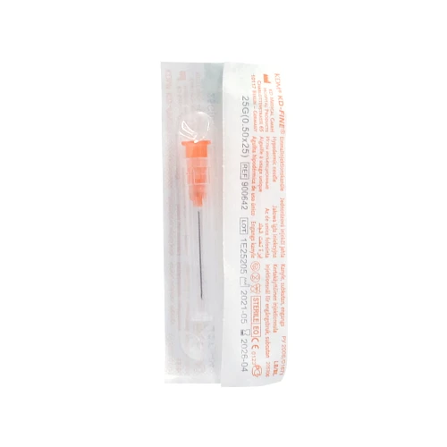 KDM Igła iniekcyjna 0,5 x 25 mm, 100 sztuk - Przeznaczone do jednorazowego użytku - 2