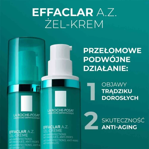 La Roche-Posay Effaclar A.Z. Żel-krem, 40 ml - Pomaga korygować niedoskonałości skóry - 2