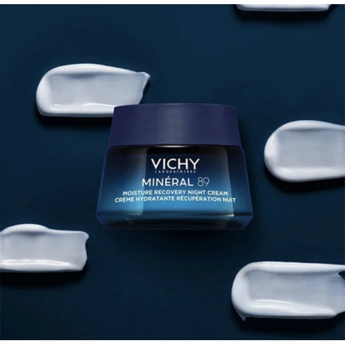 Vichy Mineral 89 Krem nawilżająco-regenerujący na noc, 50 ml - Intensywnie nawilża i regeneruje skórę - 3