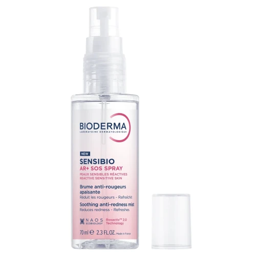 Bioderma Sensibio AR+ Sos Spray, 70 ml - Przeciw zaczerwienieniom o właściwościach łagodzących - 1