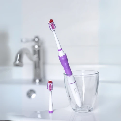 White Way WW-Pulsar Szczoteczka soniczna fioletowa, 1 sztuka - Soniczna precyzja czyszczenia - 3