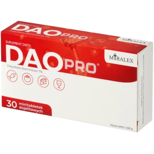 DAOpro, 30 tabletek - Suplement diety ze składnikami wspierającymi komfort trawienny - 1