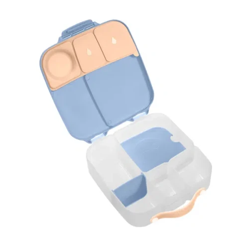 B.box Lunchbox Feeling Peachy, 1 sztuka - Praktyczny lunchbox z elastycznymi przegródkami - 2