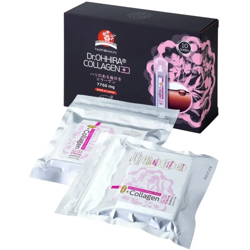 Dr. Ohhira Collagen+, kolagen do picia, 10 ampułek - Japoński kolagen do picia, pomaga zachować jędrną skórę, mocne włosy i zdrowe stawy - 2