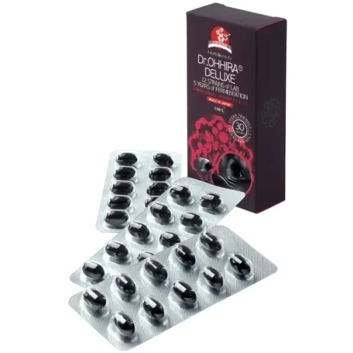 Dr. Ohhira Deluxe, 30 kapsułek - Kompleks 12 szczepów bakterii kwasu mlekowego z dużą ilością błonnika - 3