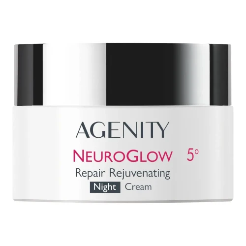 Agenity Neuroglow 5° Naprawczy krem odmładzający na noc, 50 ml - Wygładzenie, ochrona przed neurostarzeniem - 1