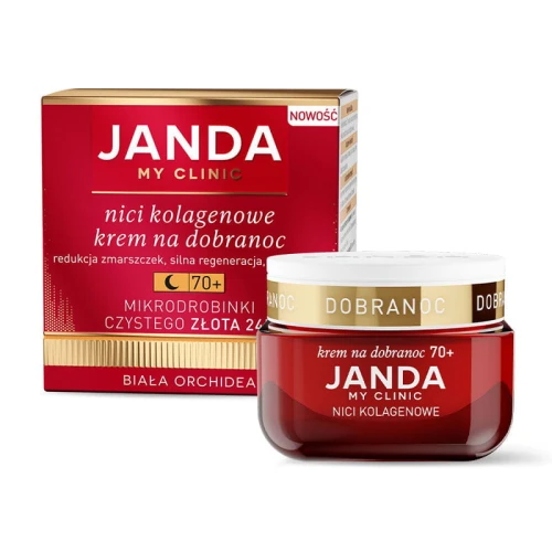 Janda Nici kolagenowe Krem na dobranoc 70+, 50 ml - Redukuje zmarszczki, regeneruje i odżywia - 2