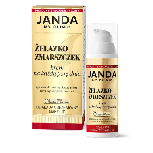 Janda Żelazko zmarszczek Krem na każdą porę dnia, 30 ml - Zapewnia kilkugodzinny efekt redukcji widoczności zmarszczek - 2