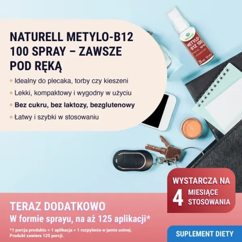Naturell Metylo-B12 100 spray, 25 ml - 2