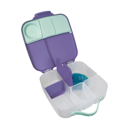 B.box Lunchbox Lilac Pop, 1 sztuka - Śniadaniówka dla dzieci - 2