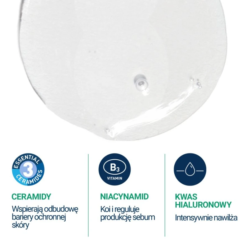 CeraVe Oczyszczający żel do mycia dla skóry normalnej, mieszanej i tłustej - Refill, 473 ml - Oczyszczanie i kontrola sebum - 6
