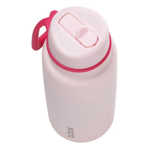 B.box Butelka termiczna ze składanym ustnikiem pink 1l, 1 sztuka - Nie zawiera BPA, PVC i ftalanów - 3
