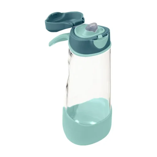 B.box Sportowa butelka tritanowa Emerald Forest, 600 ml - Lekka, trwała i ergonomiczna - 1