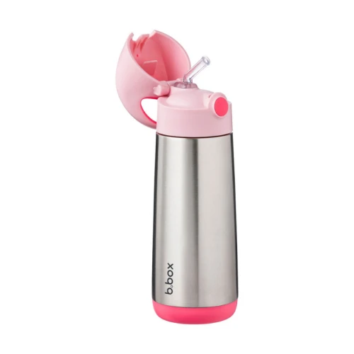 B.box Bidon termiczny Flamingo Fizz, 500 ml - Idealny na spacer, trening i wycieczkę - 1