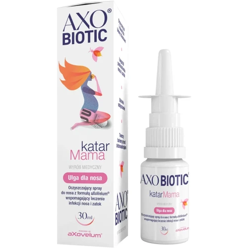 AxoBiotic Katar Mama spray, 30 ml - Wspomaga leczenie infekcji nosa i zatok - 1