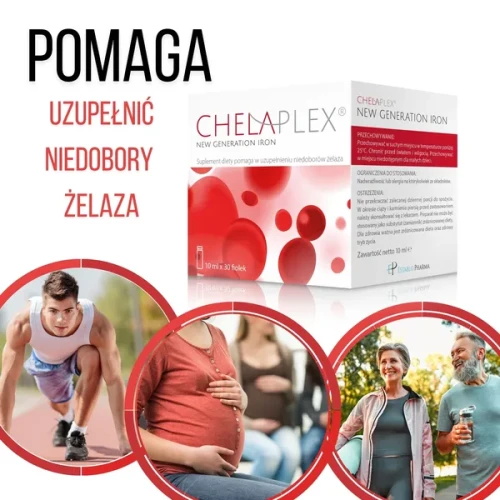 Chelaplex, 10 ml x 20 fiolek - Uzupełnia niedobory żelaza - 1